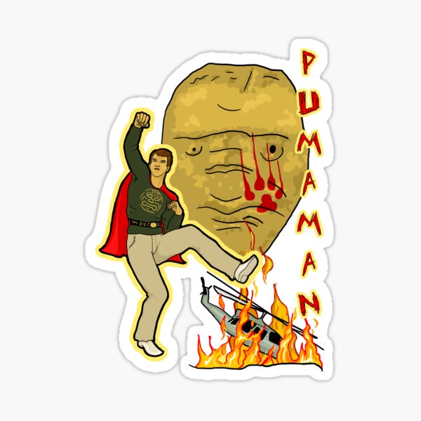 Pumaman Sticker