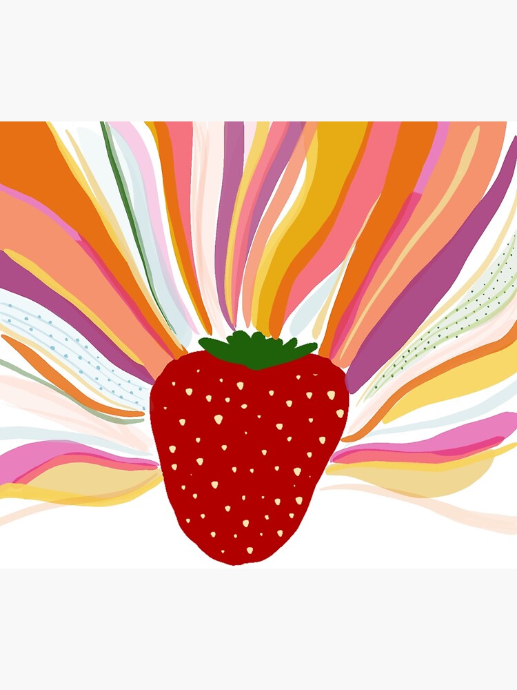"Strawberries on a Summer Evening" Sticker for Sale by youngmowgli