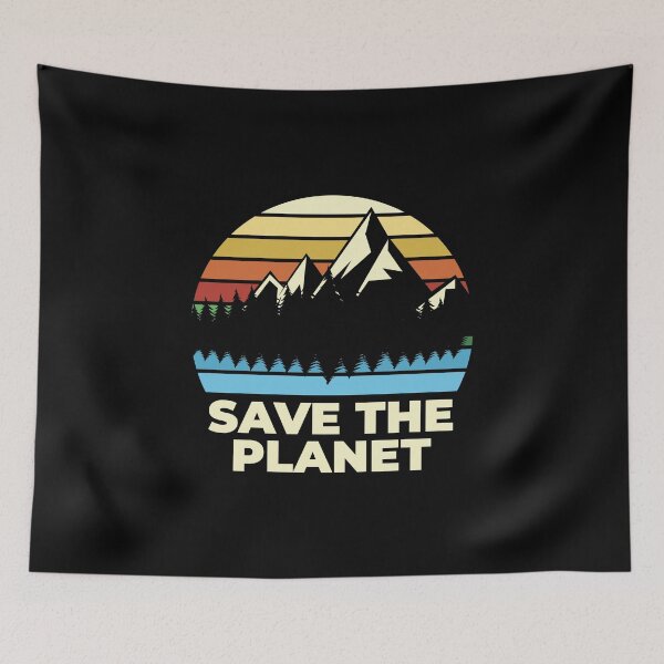 Item preview, Save the Planet Vintage Retro Earth Day designed and sold by EstelleStar.