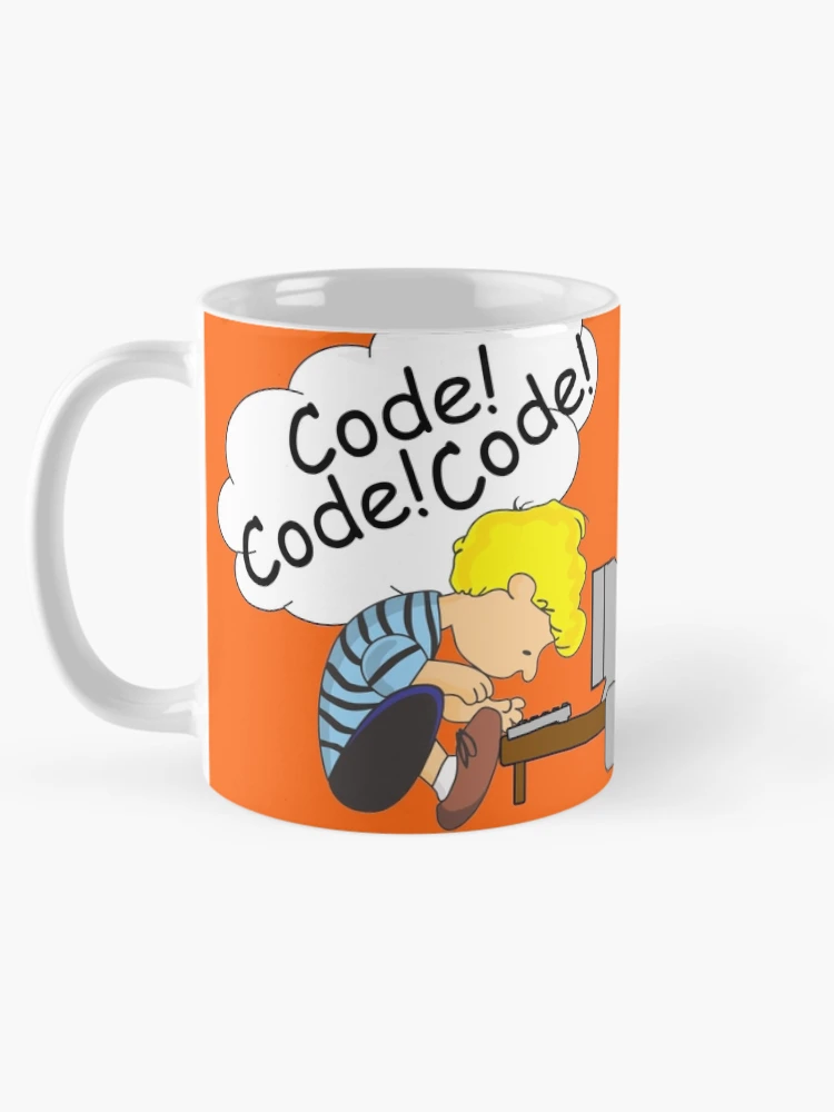 Thumbnail 5 von 6, Kaffeebecher, Code! Code! Code! designt und verkauft von TriStar.