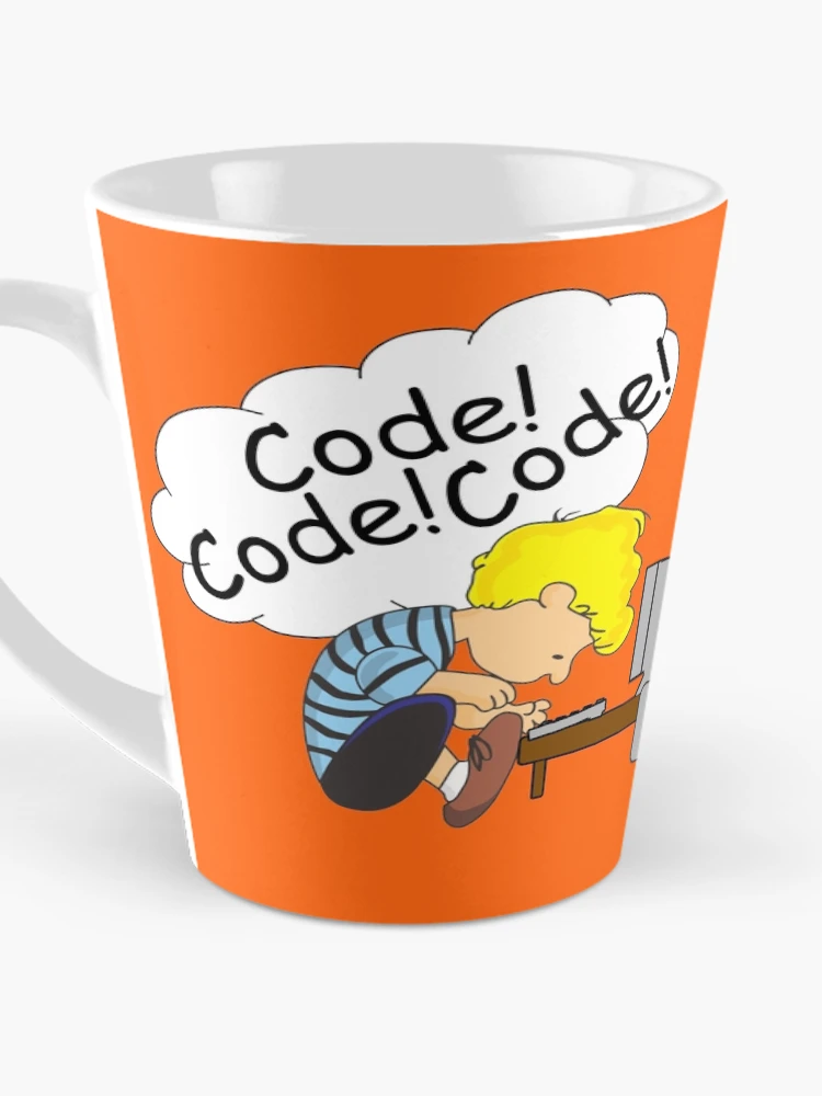 Thumbnail 3 of 4, Coffee Mug, Code! Code! Code! designed and sold by TriStar.