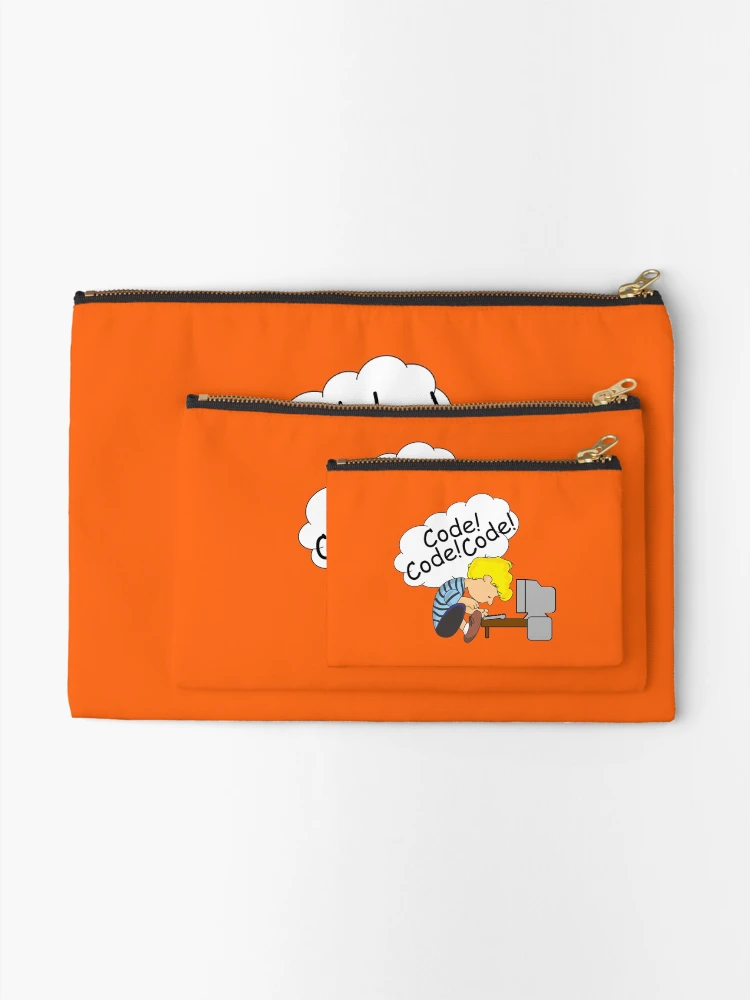 Thumbnail 2 of 4, Zipper Pouch, Code! Code! Code! designed and sold by TriStar.