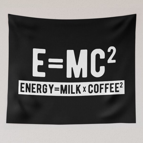 Item preview, E=mc2 Funny Physics Joke designed and sold by kickwear-com.