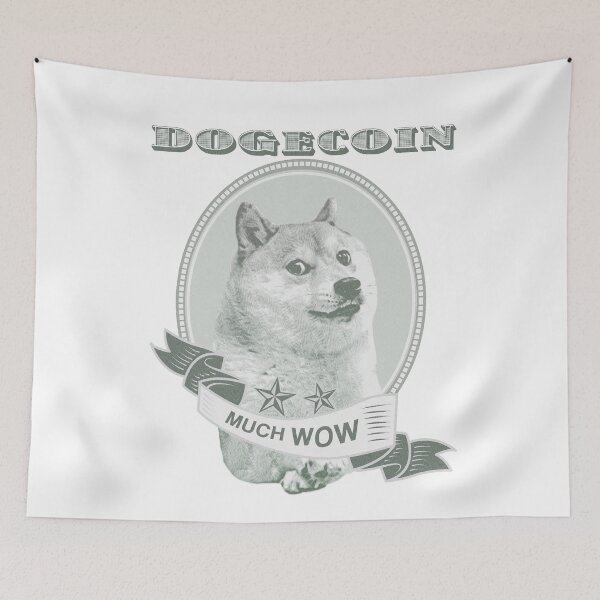 Item preview, Dogecoin Much Wow Funny Doge Meme Dollar Style Money Graphic designed and sold by wdyoungblood.