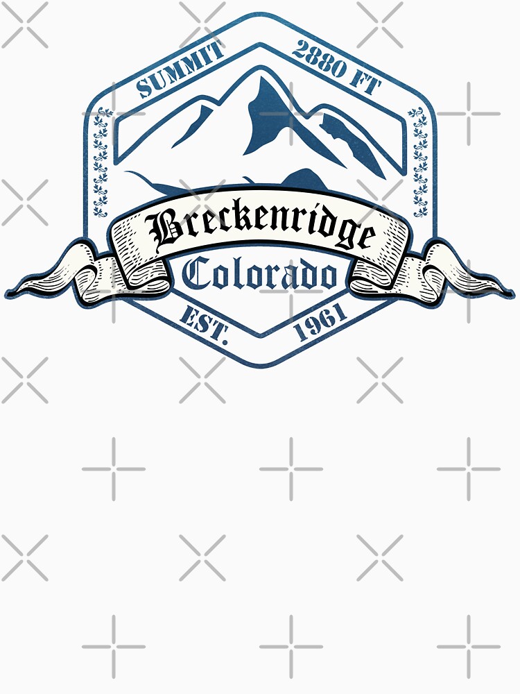 "Breckenridge Ski Resort Colorado" Tshirt by CarbonClothing Redbubble