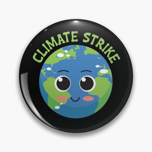 Item preview, Climate Strike Kawaii Earth designed and sold by EstelleStar.