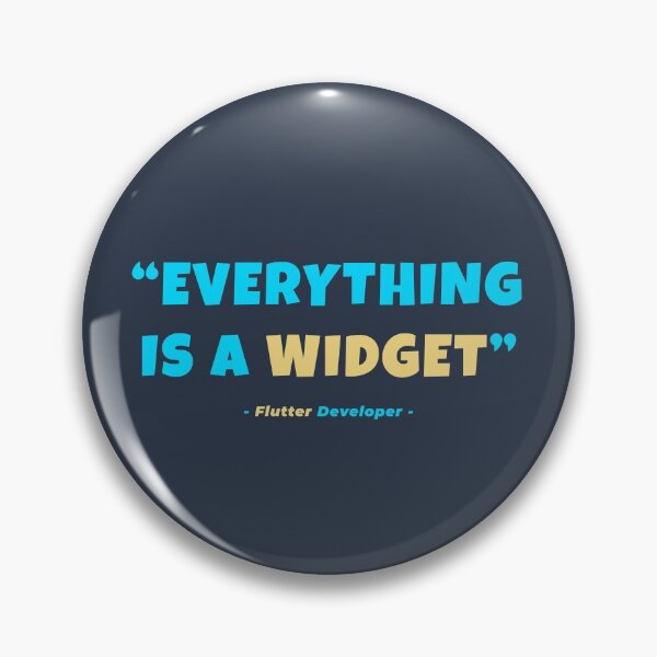 Item preview, Everything is a Widget - Flutter designed and sold by Mechashadow.