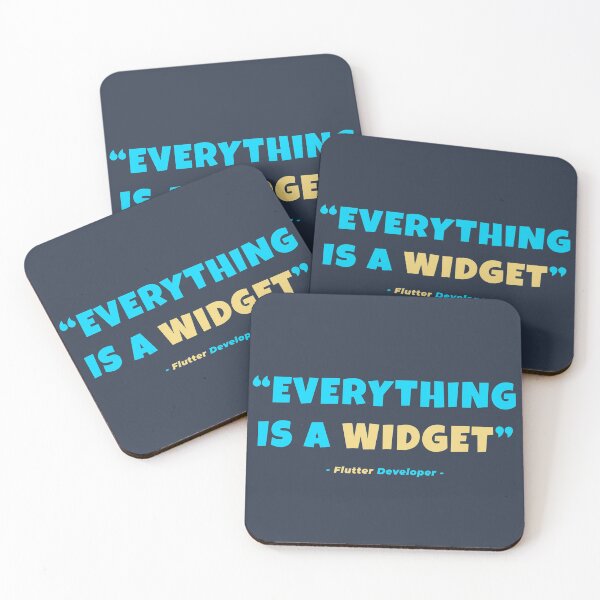 Item preview, Everything is a Widget - Flutter designed and sold by Mechashadow.