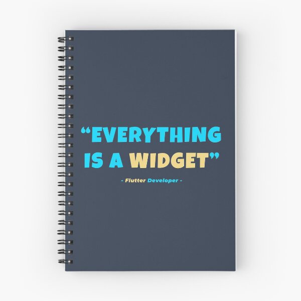 Item preview, Everything is a Widget - Flutter designed and sold by Mechashadow.