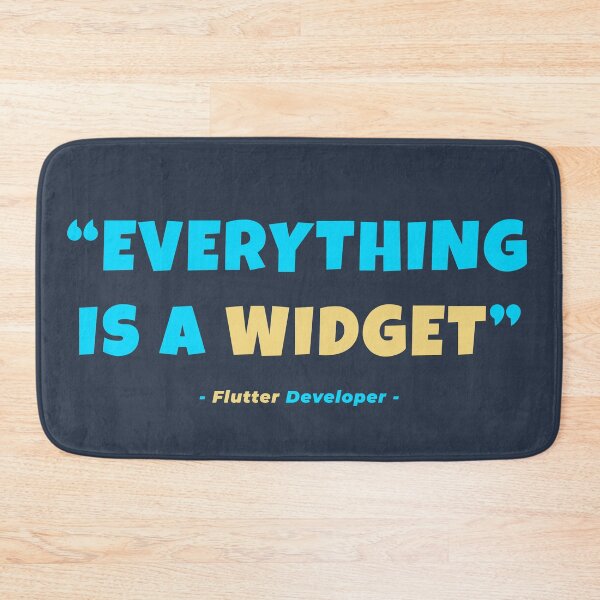 Item preview, Everything is a Widget - Flutter designed and sold by Mechashadow.