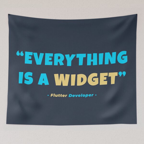Item preview, Everything is a Widget - Flutter designed and sold by Mechashadow.