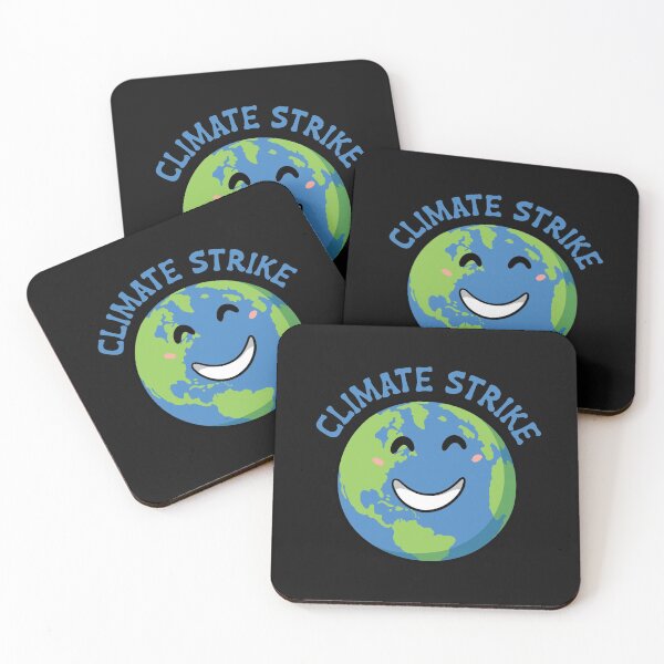 Item preview, Climate Strike - Earth with a Cute Face designed and sold by EstelleStar.