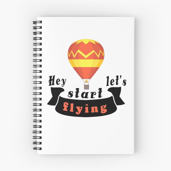Item preview,  Fuuny Ballooning Hey let's start flying,gift idea for Lovers of flying in hot air balloon designed and sold by Mac Store.