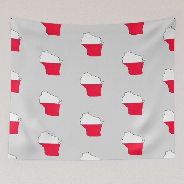 Item preview, Wisconsin Poland Flag Heritage designed and sold by MinnesotApparel.