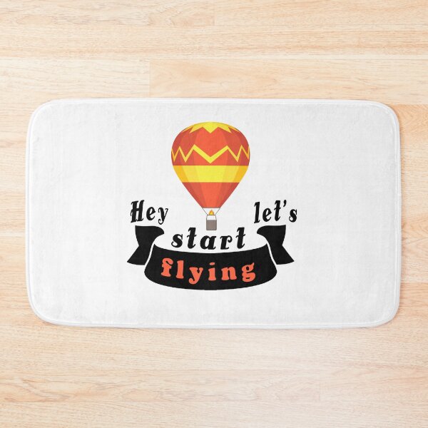 Item preview,  Fuuny Ballooning Hey let's start flying,gift idea for Lovers of flying in hot air balloon designed and sold by Mac Store.