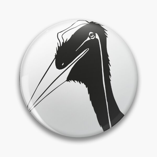 Item preview, Quetzalcoatlus b/w with border designed and sold by NN-senpai.
