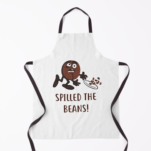Item preview, Who spilled the beans - the gossip monger bean, the gossiping friend pun designed and sold by Aziro-designs.