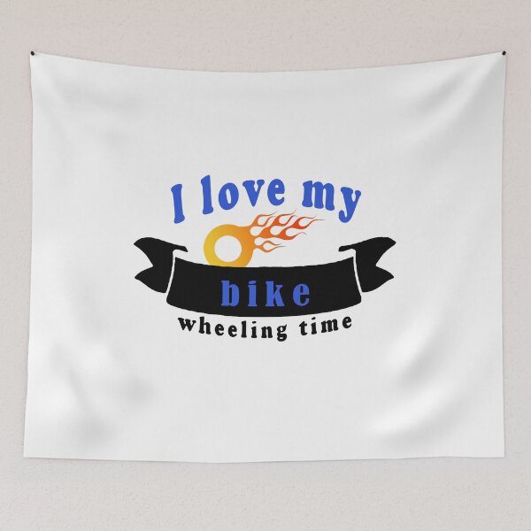 Item preview,  Fuuny wheeling I love my bike wheeling time ,gift idea for lovers  wheeling, bike,ATV designed and sold by Mac Store.