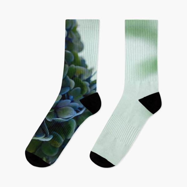 Item preview, Flores blancas y azules con una imagen de fondo borrosa suave con algo de espacio para texto designed and sold by Artsy Boulevard.