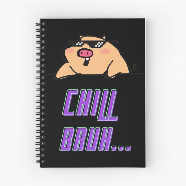Item preview, Chill Bruh Meme Pig designed and sold by PunShag.