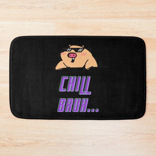 Item preview, Chill Bruh Meme Pig designed and sold by PunShag.