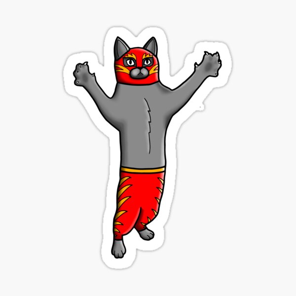 Bad Cat Stickers Redbubble - muffin cat decal roblox