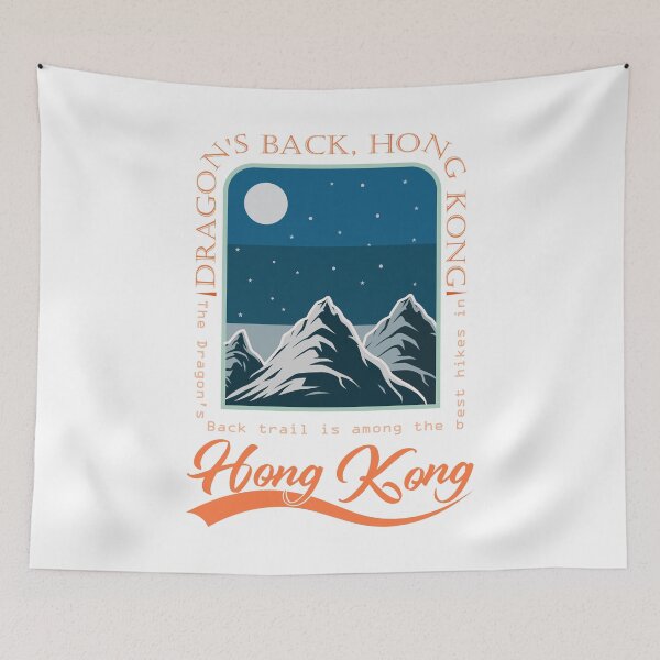 Item preview,  mountain adventure, Dragon's Back, Hong Kong designed and sold by Rima Amin.