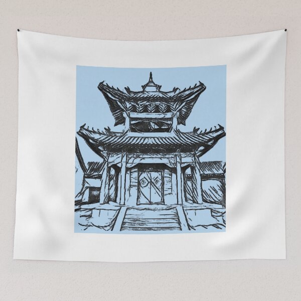 Item preview, an interesting temple image designed and sold by Abawoey.