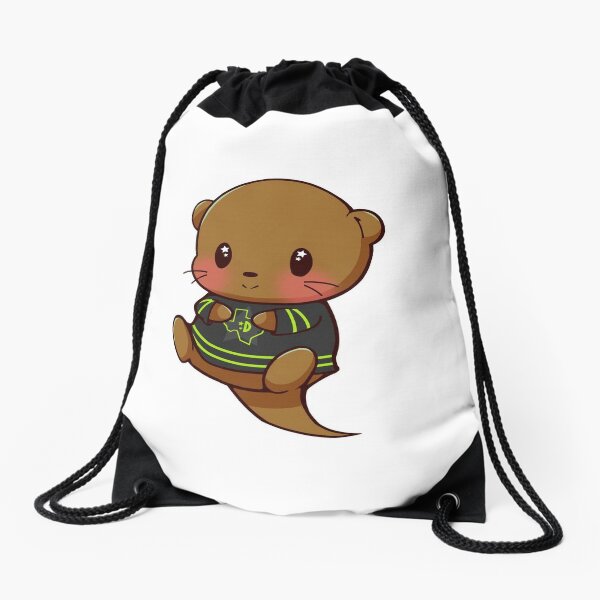 otter otter Drawstring Bag