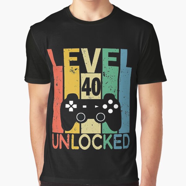 Level 40 Unlocked Gamer 40th Birthday Gift Greeting Card for Sale by  Alfalfalfa90