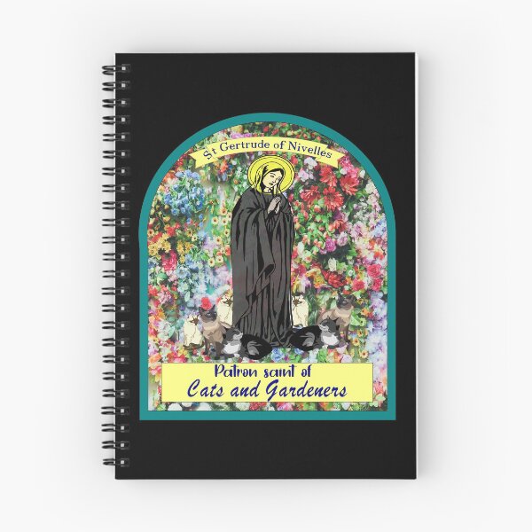 Item preview, St Gertrude of Nivelles patron saint of cats designed and sold by fil00.