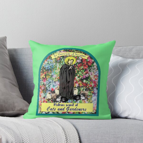 Item preview, St Gertrude of Nivelles patron saint of cats designed and sold by fil00.