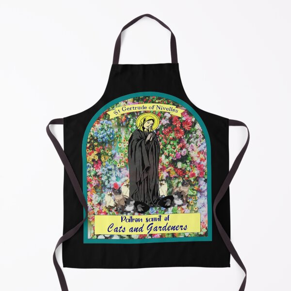 Item preview, St Gertrude of Nivelles patron saint of cats designed and sold by fil00.