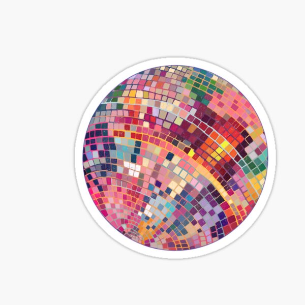 Rainbow Disco Ball Sticker – Maple Layne Market