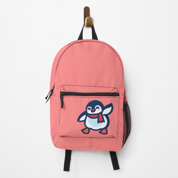 Item preview, Poulpa's friends - hello penguin - pink light coral designed and sold by TokiPY.