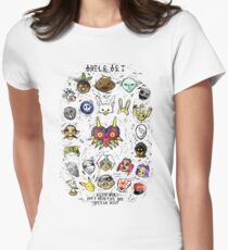 Camiseta entallada Máscaras de Majora