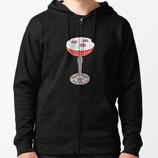 One of our best cocktails turned into a mosaic. Art for a bartender or cocktail lover! Zipped Hoodie