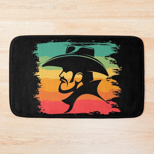 Item preview, Cowboy head retro sunset  designed and sold by Trantor-Tees.