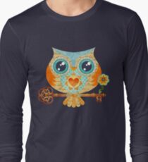 Owl's Summer Love Letters Long Sleeve T-Shirt