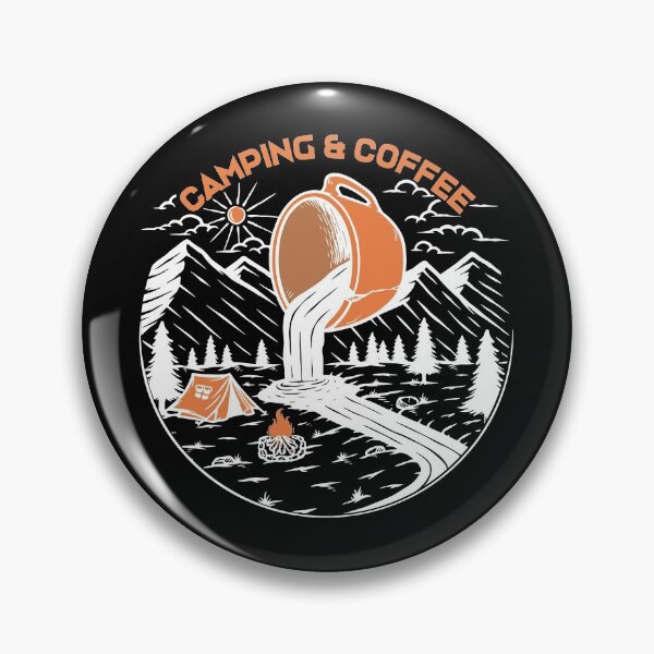 Item preview, Camping & Coffee Camper RV Van Life Outdoor Vintage Boondocking Vanlife Freedom Design designed and sold by trendyzcom.