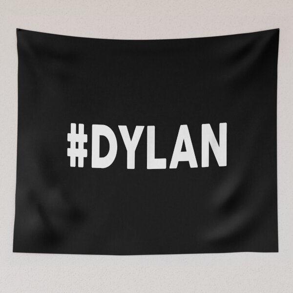 Item preview, Graphic Hashtag Dylan Gift Name Fan Music designed and sold by HollinsLyricTee.