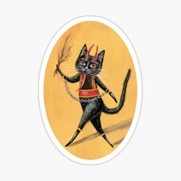 Item preview, Krampus Krampus Black Cat  designed and sold by GebiAghet.
