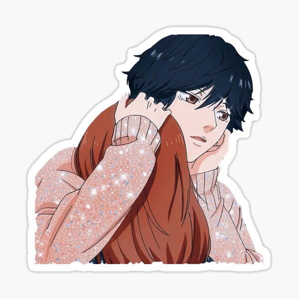 Ao Haru Ride - Futaba Yoshioka & Kou Mabuchi  Sticker for Sale by balvrz