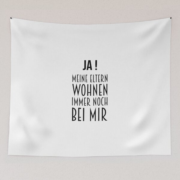 Artikelvorschau, Ja! MEine Eltern wohnen immer noch bei mir! entworfen und verkauft von TopsellerShirts.