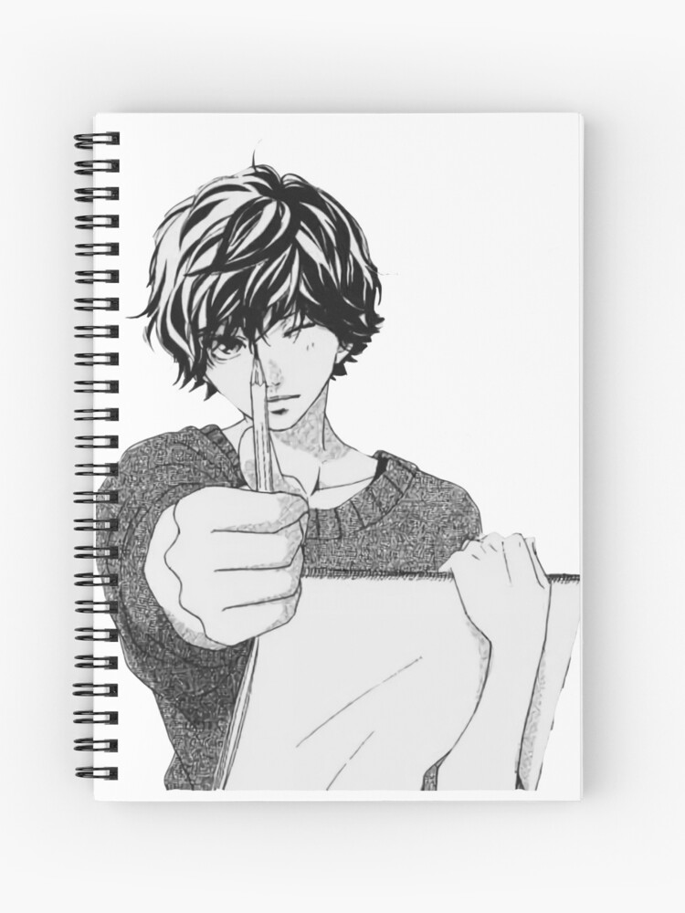 Ao Haru Ride Blue Spring Ride Spiral Notebook for Sale by NormaBrown1