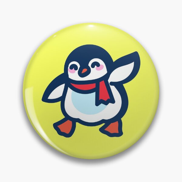 Item preview, Poulpa's friends - hello penguin - laser lemon yellow designed and sold by TokiPY.