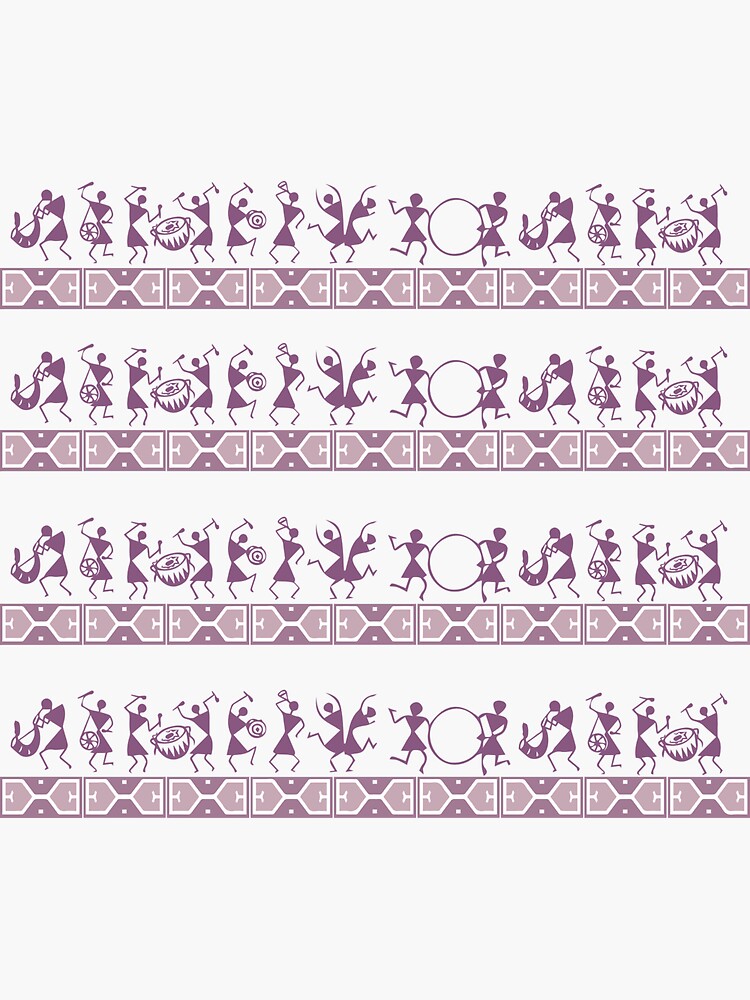 warli dancing figures