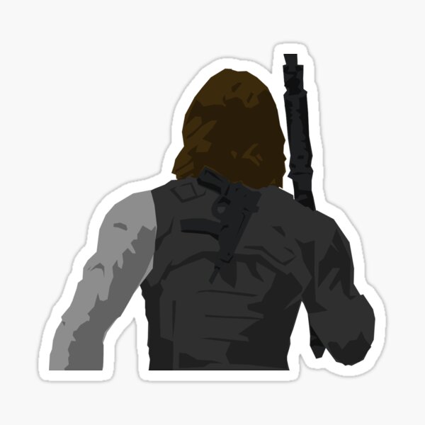 Winter Soldier - Back Sticker