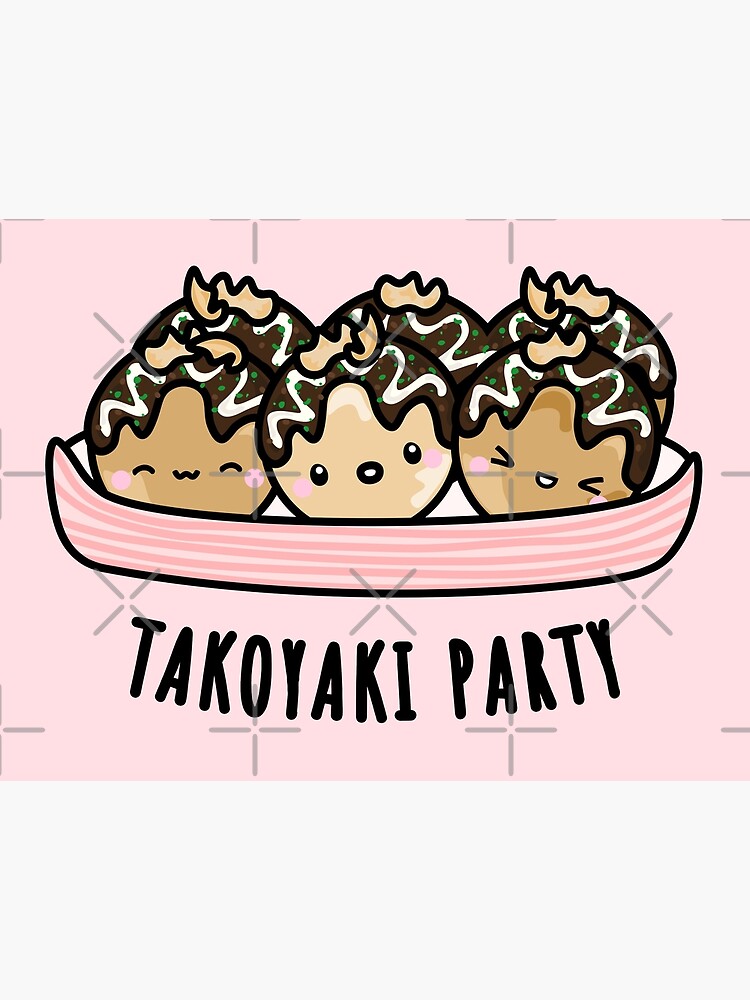 Tarjetas de felicitación «Cute Takoyaki Japanese Street Food Kewpie Mayo  Ilustración Dibujos Kawaii Comida y bebida Kawaii Comida japonesa» de  blueberrymoon | Redbubble