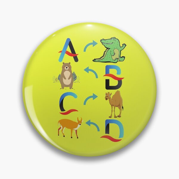 Item preview, Learning ABCD with animal figures designed and sold by BiSuSri.